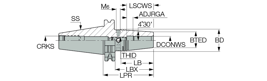 DIN69871 50 SRKIN 20X 80